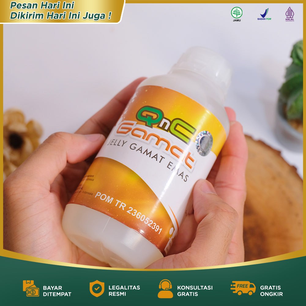 QNC Gamat Jelly Gamat ekstrak gamat emas asli Original Bpom isi 300 ml 4