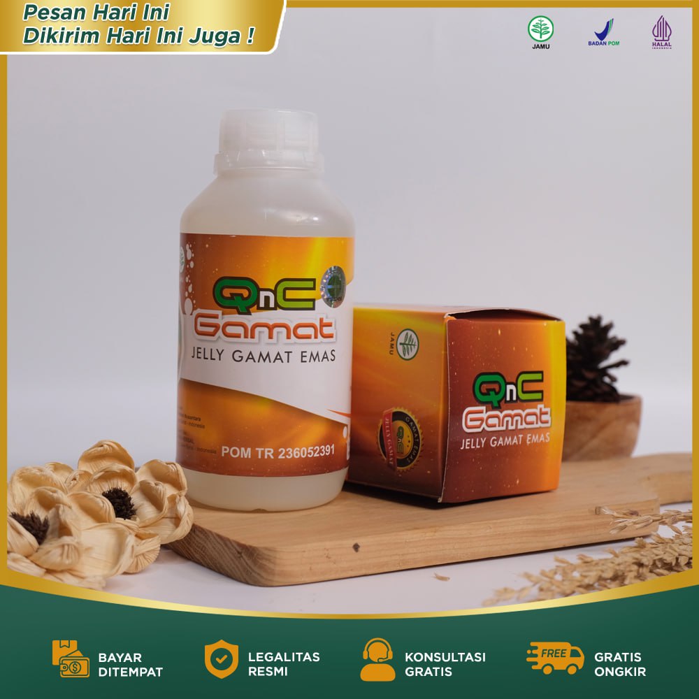 QNC Gamat Jelly Gamat ekstrak gamat emas asli Original Bpom isi 300 ml 5