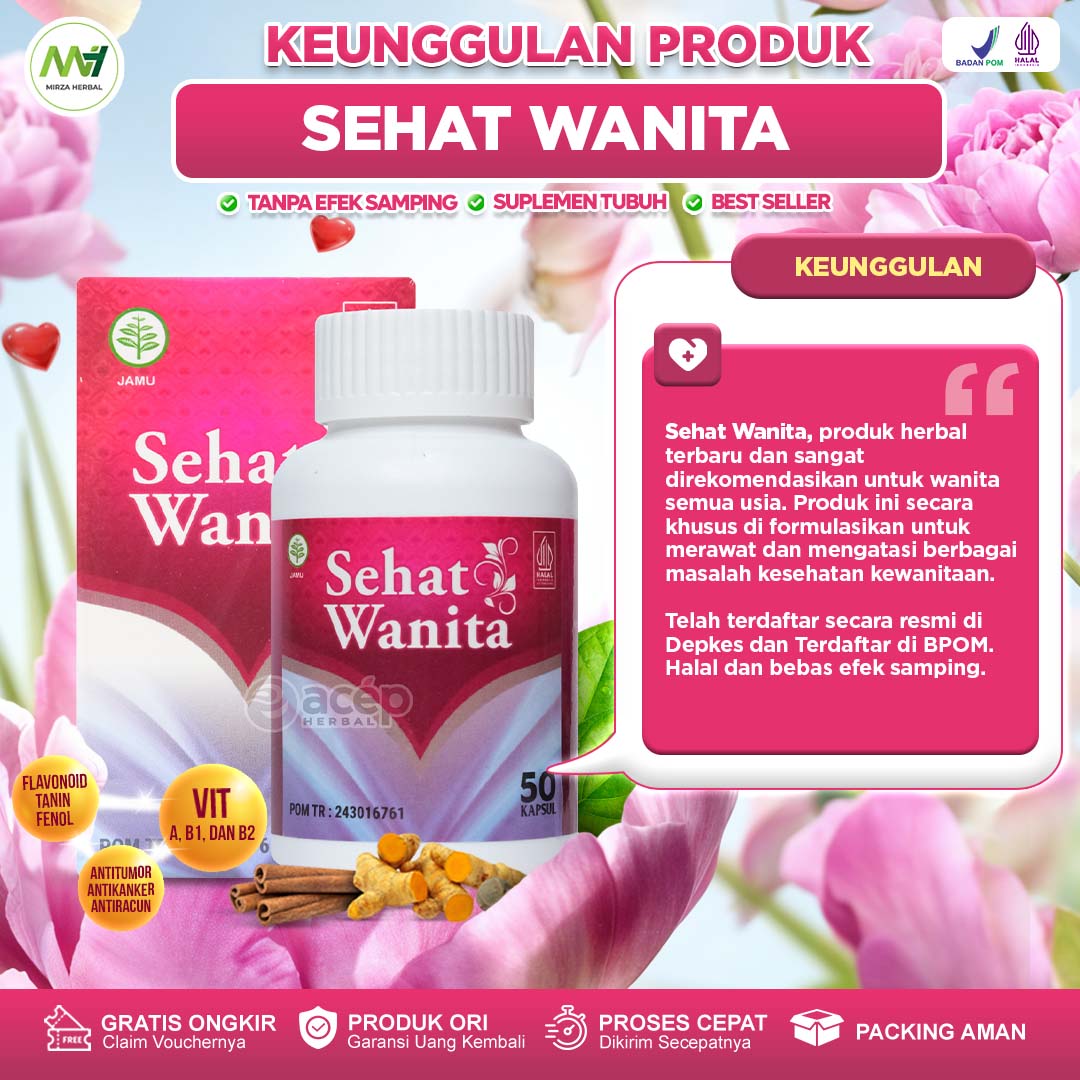 Kapsul Sehat Wanita Original 100% Asli Berlegalitas BPOM dan Halal MUI 2