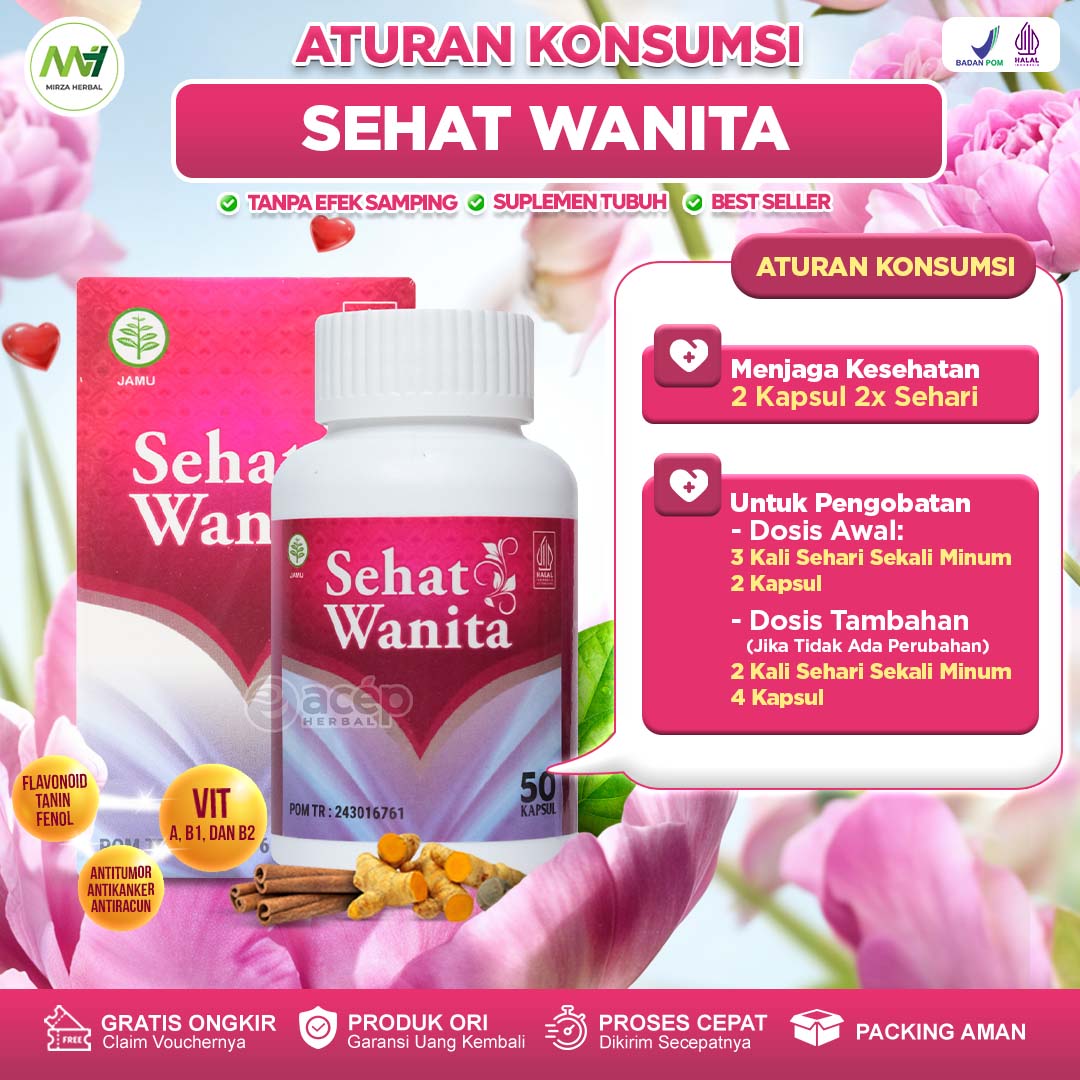 Kapsul Sehat Wanita Original 100% Asli Berlegalitas BPOM dan Halal MUI 4