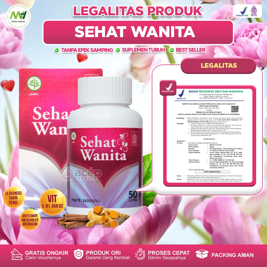 Kapsul Sehat Wanita Asli 100% Original Berlegalitas Aman Sudah BPOM dan Halal MUI 5