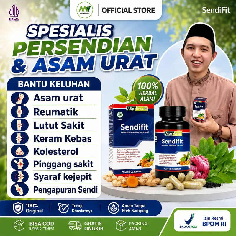 Sendifit Kapsul Original 100% Asli Aman Sudah Berlegalitas HALAL MUI dan BPOM